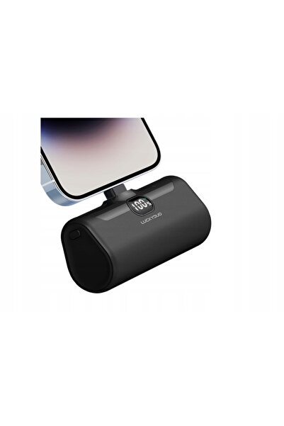 NO BRAND LUCKYDUO Mini Powerbank 5000 mAh negru
