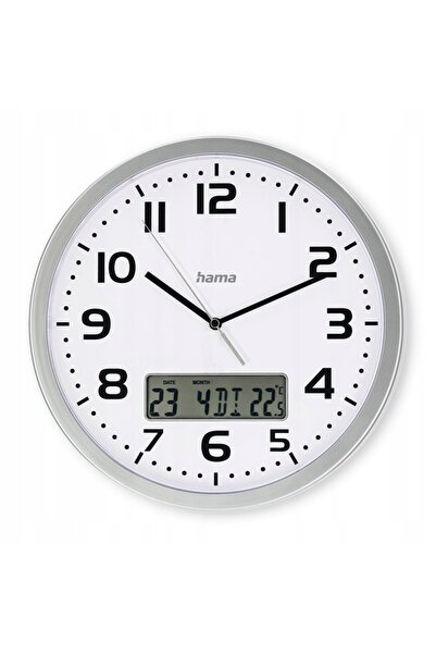 Hama Ceas de perete DCF Moorea 30cm Argintiu