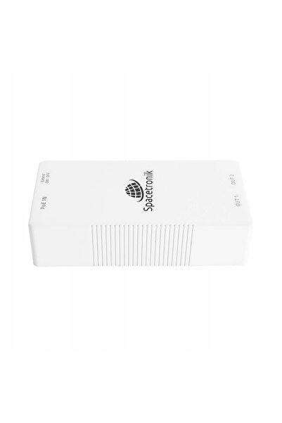 Spacetronik Extender POE cu 2 porturi, 100 Mb/s, prelungitor și amplificator ...