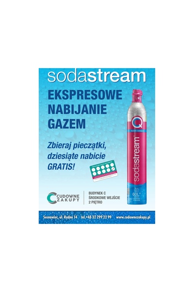 sodastream 4 X DOZE PERSONALIZATE PENTRU GAZ CO2 (GAS DE BIBITE) ROZ
