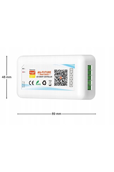 Adviti Controler pentru benzi LED RGB, fără fir, aplicație TUYA, 5-24V 18A