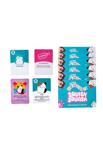 NO BRAND SQUISHMALLOWS GRA KARCIANA SQUISH SQUASH, GRA [CARTOANE]