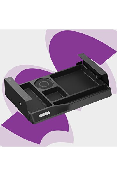 Spacetronik Sertar sub birou 3 kg Organizator de birou Negru