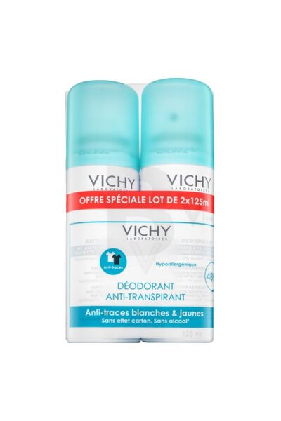 Vichy antiperspirant Deodorant Anti-Transpirant 48H - No Marks 2 x 125 ml