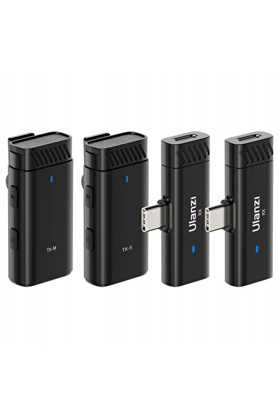 ulanzi Microfon wireless Bluetooth pentru smartphone, pentru înregistrarea in...