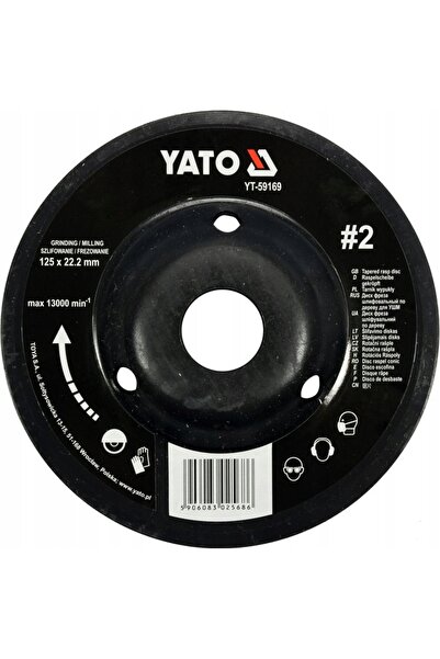 yato YT-59169 MISTRIU CONVEX PENTRU LEMN 125MM NR.2