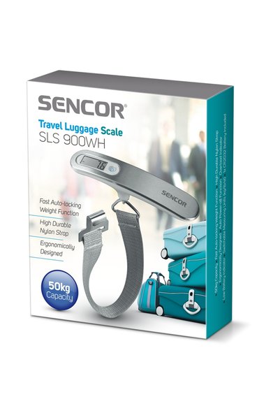 NO BRAND Cântar de călătorie pentru bagaje până la 50 kg Sencor SLS 900WH
