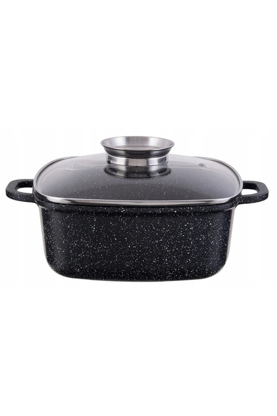 ZILNER SOLIDNY GARNEK 26cm 5.4L cratiță pătrată din piatră