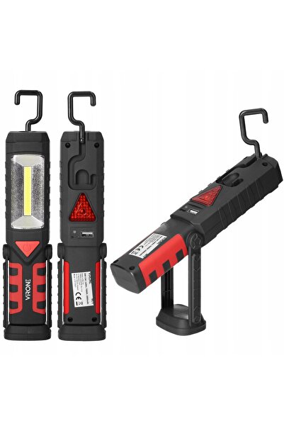 NO BRAND Brichetă LED reîncărcabilă 3 în 1: Cârlig + Magnet + USB