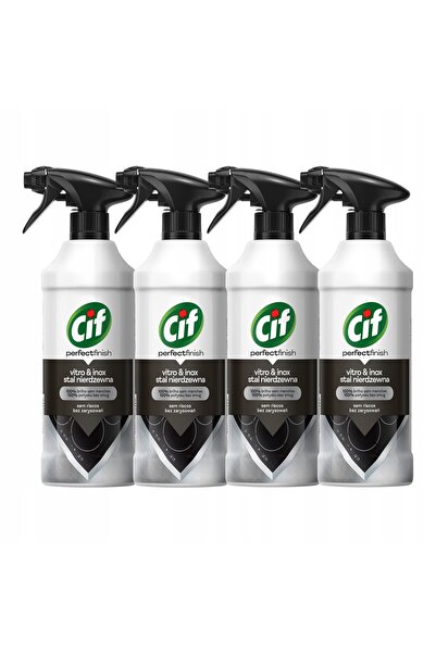 Cif Agent de curățare pentru oțel inoxidabil spray, fără zgârieturi, 435 ml x2