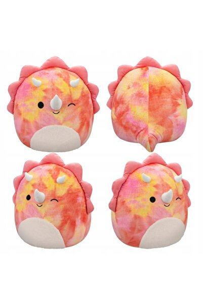 Squishmallows Mascota de pluș dinozaur Triceratops Trinity 40 cm