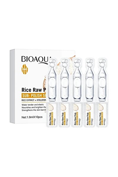 Bioaqua Rice Extract & Hyaluronic Acid Glass Skin Appearance Serum Shot Ampou...