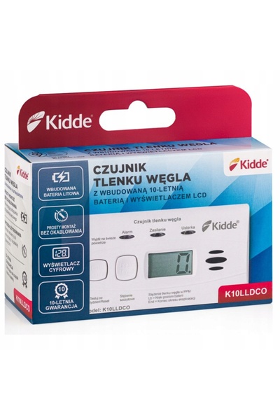 kidde Senzor detector de monoxid de carbon (CO) Chad K10LLDCO