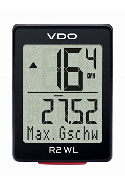 VDO Ciclocomputer wireless R2 ATS pentru bicicletă, meniu PL, pornire/oprire,...