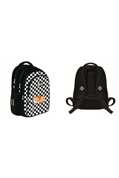 NO BRAND ST. Rucsac RIGHT cu 4 compartimente, mare, școlar, cu design Corgi