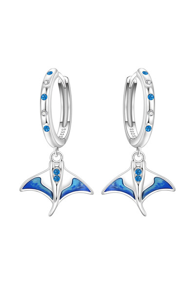 Choice OTE4316 PANPOKI 925 Sterling Silver Fish Sea Turtles Marine Animals Dr...