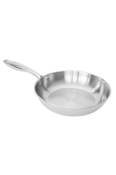Shiori Tigaie din oțel inoxidabil 304, neacoperită, pentru inducție, 24 cm