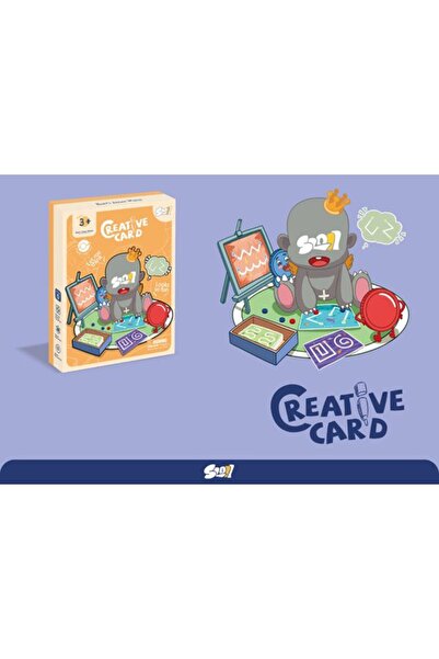 CasaDesteapta.ro Carte Creativ nivel.0 - Jucarie pentru Copii, Cadou Ideal, G...