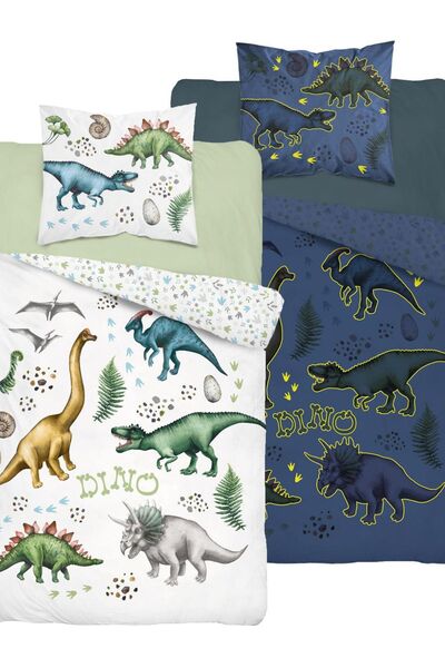 Detexpol Set de lenjerie de pat cu dinozauri fosforescenți 160x200 HIT