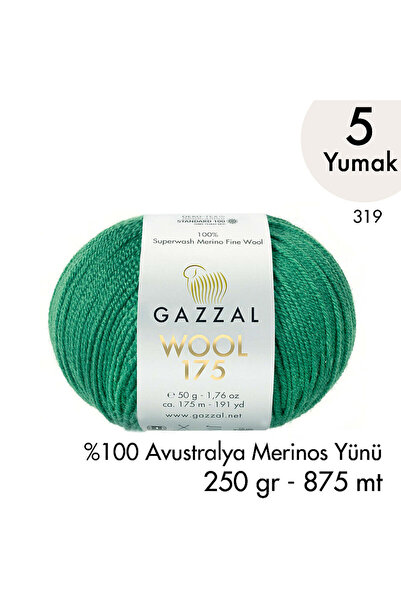 Gazzal Wool 175 319 - Premium 100% Australian Merino Wool - 5 Yards