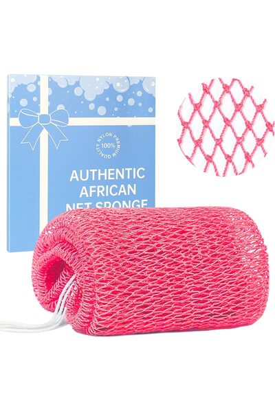 GENERINK African Net Exfoliating Bath Sponge – for Deep Cleaning, Long-Lastin...
