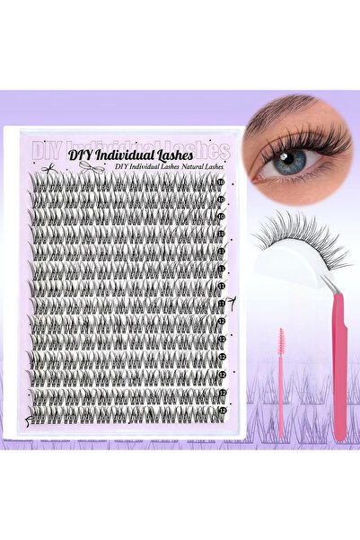 Choice Yuwei-dwt 168pcs Fishtail Wispy Eyelash Extension Kit, Natural Fox Eye...