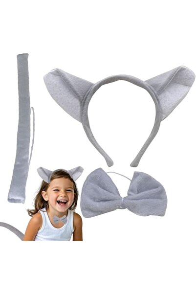 Funny Party Team Children's performance set Wolf, gray, universal size, Funny...