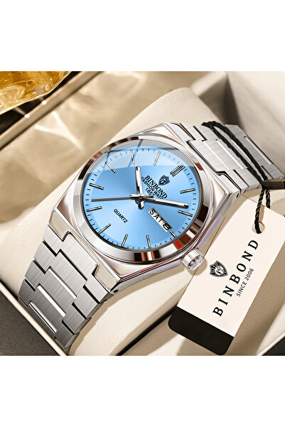 Choice9 2 BINBOND Luxury Quartz Watches for Women Luminous Waterproof Auto Da...