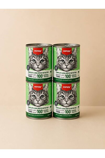 Wanpy tuna kedi konserve(4 adet)