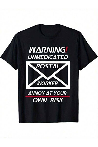 Astogria13 % Cotton Unmedicated Funny-Shirt Annoy At Your Own Risk - Black, S...