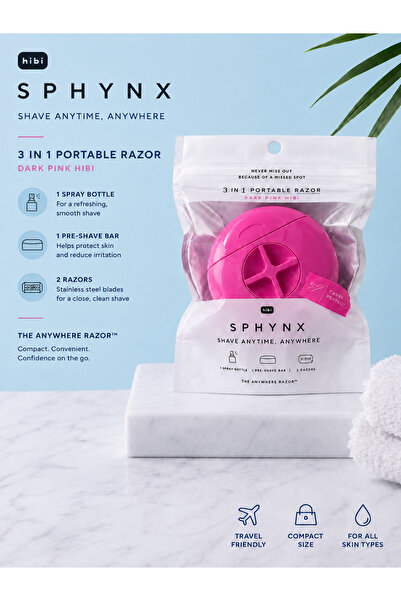 SPHYNX Portable Travel Razors For Women - Perfect For Touch Ups On-The-Go - R...