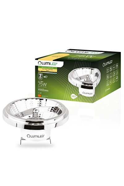 Lumiled Bec LED G53 Reflector AR111 10W = 75W 1055lm 3000K Cald 24 °   12V Ar...