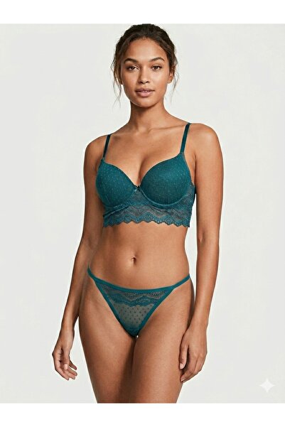 Derya Kurşun Padded Bralette Bra Set 5013