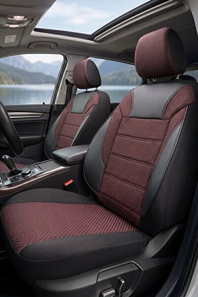 GIOVANNI BUTTİ Torino Huse scaune Auto 11 piese, Airbag, Universal, Vişiniu -...
