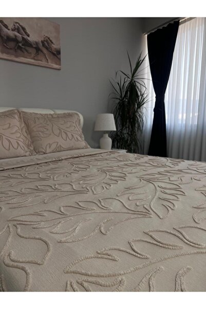 diabella Palmyre 3-Piece Bedspread Beige