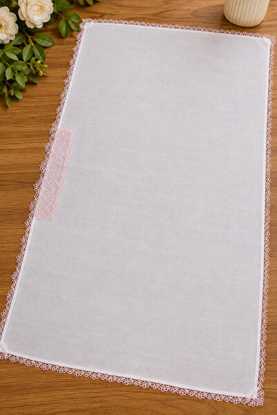 EastWest Trading 150X84.5 cm Handcrafted Lace Detailed Chiffon Prayer and Mev...