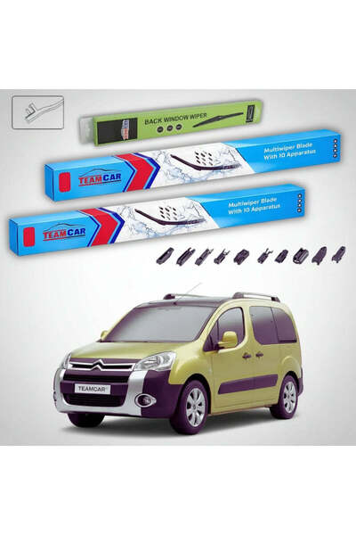 TEAMCAR Υαλοκαθαριστήρες Citroën Berlingo Gen II (B9) MPV 2008-σήμερα |   Σετ...