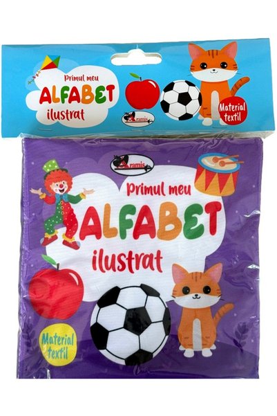 Aramis Primul meu alfabet. Carte din material textil