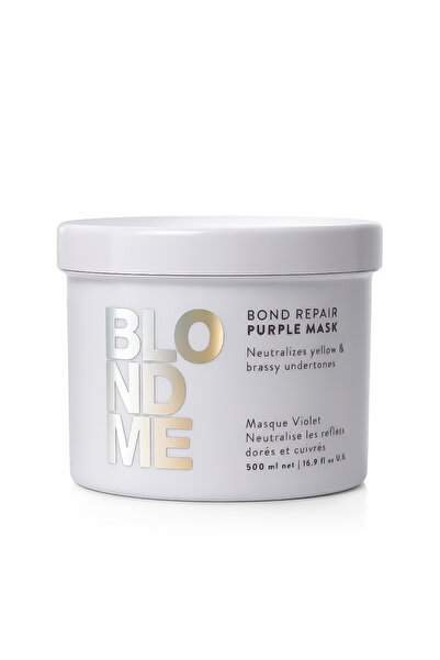 schwarzkopf professional Blondme Μάσκα Επανόρθωσης Συγκόλλησης Μωβ 500 ml