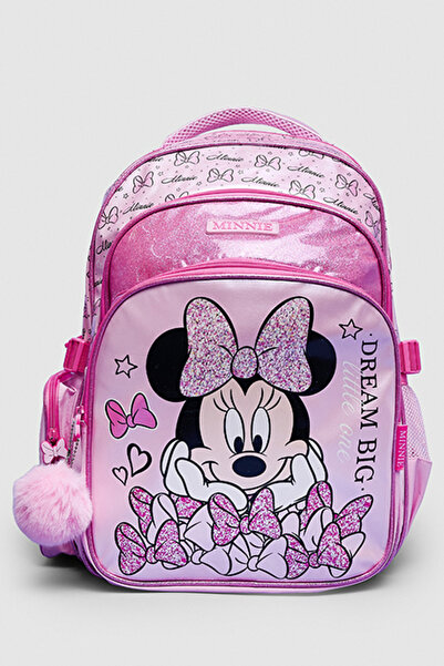 R&B Minnie Mouse Print Backpack - 16"