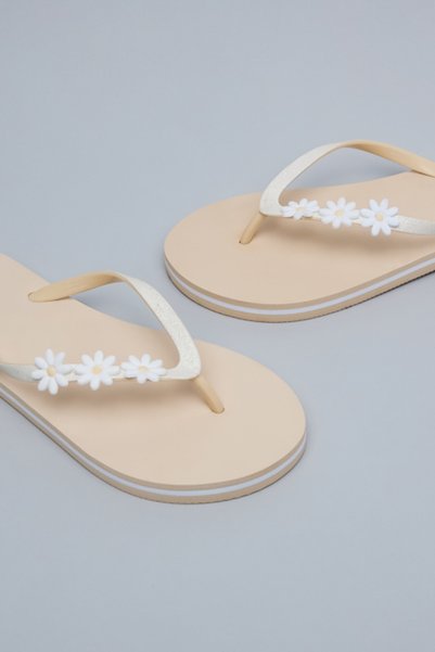 R&B Floral Strap Flip-Flops