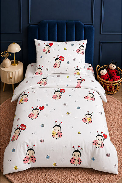 MORE HOME Muslin Baby Bedding Set |   100% Cotton |   Ladybug Pattern