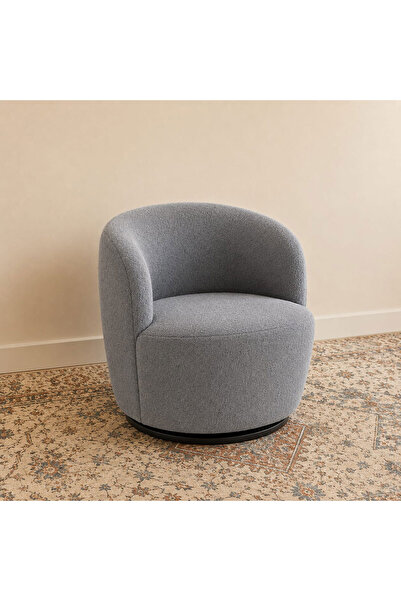 homejoyz Mystic Chair - Bouclé Fabric - 69X66X52Cm - Gray