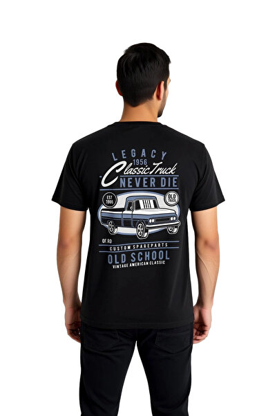 PayBuy Ανδρικό vintage κλασικό μπλουζάκι με στάμπα φορτηγού με κοντό μανίκι H...