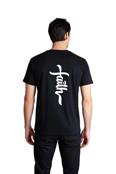 PayBuy Men's Faith Themed Spiritual Message Printed Short Sleeve Cotton T-Shi...
