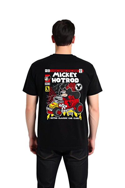 PayBuy Men's T-Shirt Classic Hotrod Car Print Retro Typography Digital Print ...