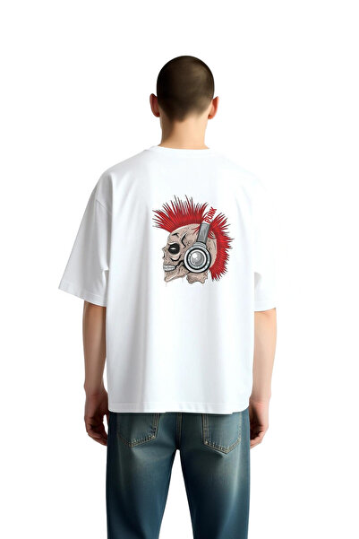 PayBuy Ανδρικό μπλουζάκι με στάμπα Respect for the Punk Music Spirit, σε μεγά...