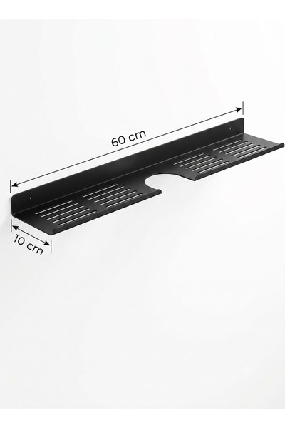 EVA METAL TASARIM Çok Amaçlı Lavabo Üzeri Düzenleyici, Banyo Rafı, Raf 60 Cm