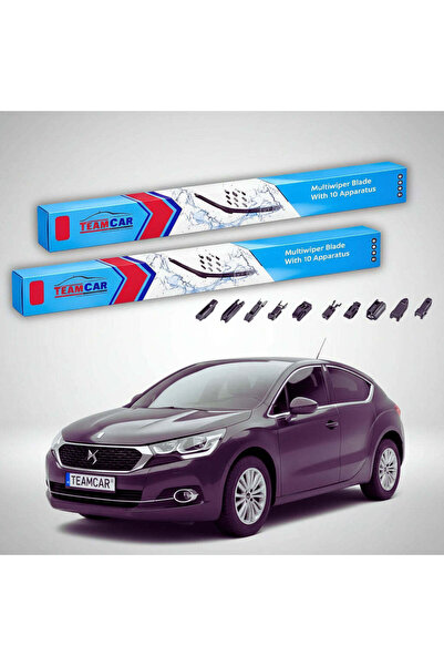 TEAMCAR Wipers Citroën DS 4 SNX Hatchback 2015-present | Front Set Flat Premi...