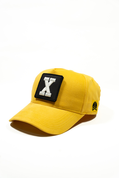 all hats قبعة قابلة للتبديل مع تفاصيل تطريز حرف X |   قبعة بيسبول بدون شبكة ع...